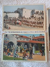 3 VTG FRED HARVEY PHOTOSTINT INDIAN POSTCARDS, HOPI, PUEBLO, ETC O - Additional view 1