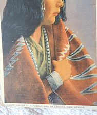 3 VTG FRED HARVEY PHOTOSTINT INDIAN POSTCARDS, HOPI, PUEBLO, ETC O - Additional view 5