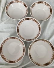 VTG Fred Harvey Railroad China Restaurant Ware Syracuse China 5 5” Bowls Webster - Additional view 3
