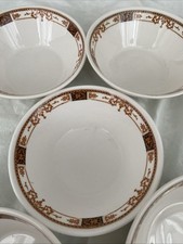 VTG Fred Harvey Railroad China Restaurant Ware Syracuse China 5 5” Bowls Webster - Additional view 5