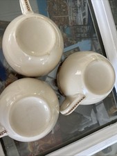 3 Vintage Coffee Cups Fred Harvey Railroad China Restaurant Ware Webster Pattern - Additional view 11