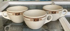 3 Vintage Coffee Cups Fred Harvey Railroad China Restaurant Ware Webster Pattern - Additional view 16