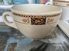 3 Vintage Coffee Cups Fred Harvey Railroad China Restaurant Ware Webster Pattern - Additional view 5