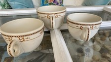 3 Vintage Coffee Cups Fred Harvey Railroad China Restaurant Ware Webster Pattern - Additional view 8