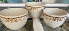 3 Vintage Coffee Cups Fred Harvey Railroad China Restaurant Ware Webster Pattern - Additional view 9
