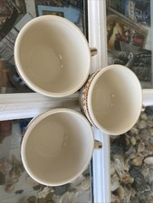 3 Vintage Coffee Cups Fred Harvey Railroad China Restaurant Ware Webster Pattern - Additional view 10