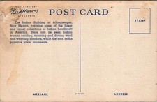 Postcard Interior Fred Harvey Indian Building Albuquerque NM  - Additional view 1