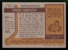1973-74 Topps Fred Harvey #78 - Minnesota North Stars - Additional view 1