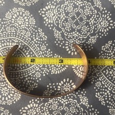 Vtg NA Wheeler Manufacturing Enameled Arrow Copper Cuff Bracelet Fred Harvey Era - Additional view 7