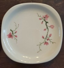 Vtg TWO Syracuse China Trend 5 1/8” Plates Fred Harvey Berkeley Cherry Blossom - Additional view 1