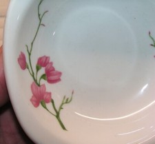 Fred Harvey Railroad China Berry Cups in the Trend Pattern - Additional view 1