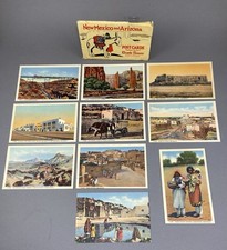 Vintage Fred Harvey New Mexico and Arizona Post Card Lot J.R. Willis - Unused