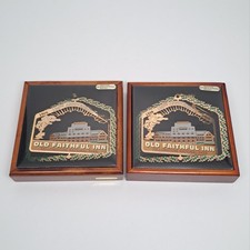 Lot of 3 Yellowstone Bison Glass Ball & 2004 24K Gold Plated Ornaments Vintage - Additional view 8