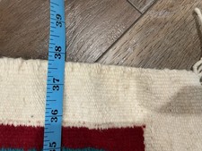 Outstanding Vintage Navajo Rug, Fred Harvey Shiprock Yei 1930-1940 38”x 59” - Additional view 11