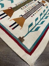 Outstanding Vintage Navajo Rug, Fred Harvey Shiprock Yei 1930-1940 38”x 59” - Additional view 19