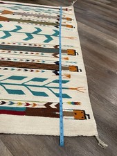 Outstanding Vintage Navajo Rug, Fred Harvey Shiprock Yei 1930-1940 38”x 59” - Additional view 10