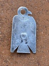 Vtg Fred Harvey Turquoise Thunderbird Pendant Sterling Navajo Native American - Additional view 2