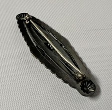 Vintage Fred Harvey Era Sterling Silver Thunderbird Stars Brooch Pin - Additional view 5