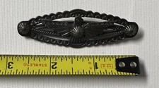 Vintage Fred Harvey Era Sterling Silver Thunderbird Stars Brooch Pin - Additional view 6