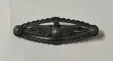 Vintage Fred Harvey Era Sterling Silver Thunderbird Stars Brooch Pin