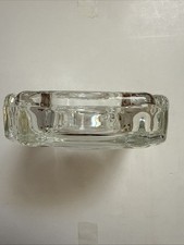 Vintage Fred Harvey Glass Ashtray Hotel Inn Casino Heavy See Pics Ships Free - Additional view 4