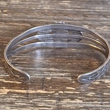 Early Old Vintage Maisels Fred Harvey Era Sterling Silver Turquoise Bracelet - Additional view 10