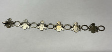 Vintage Early Bell Fred Harvey Style Sterling Silver Thunderbird Bracelet 7