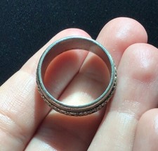 Navajo Sterling Ring Fred Harvey Style, Beautiful Vintage Quality! Size 8 1/2 - Additional view 2