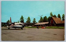 Postcard Grand Canyon National Park AZ Grand Canyon Airport Fred Harvey