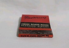 Vintage Matchbook Fred Harvey Cross Roads Room Dearborn Station Advertising Full - Additional view 4