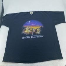 Mount Rushmore Shirt Mens 3XL Black Fred Harvey Trading Company Souvenir Tee - Additional view 1
