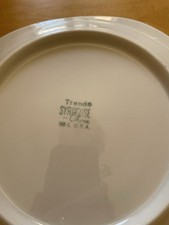 Trend Syracuse China Berkeley Pattern Fred Harvey Railroad Plates 7.5” Set of 2 - Additional view 7