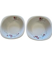Trend Syracuse China Berkeley Pattern Fred Harvey Railroad Bowls 5.5” Set of 2