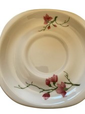 Trend Syracuse China Berkeley Pattern Fred Harvey Railroad 2 Cups and 2 Saucers - Additional view 5