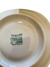 Trend Syracuse China Berkeley Pattern Fred Harvey Railroad 2 Cups and 2 Saucers - Additional view 9
