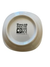 Trend Syracuse China Berkeley Pattern Fred Harvey Railroad - 2 Saucers 4.25” - Additional view 3