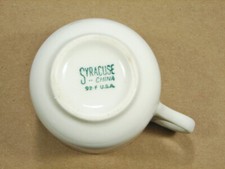Cup and Saucer Railroad China Set California Poppy Fred Harvey Santa Fe Railway - Additional view 5