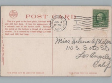 Postcard: 13955 CANYON DIABLO, ARIZONA. FRED HARVEY.PHOSTINT 1910 - Additional view 1