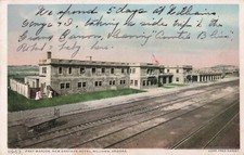 Williams, Arizona Postcard Fray Marcos Santa Fe Hotel by Harvey c 1920s T8