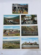 Vintage Linen & RPPC Postcards Lot – CA, NM, CO, Canada – Fred Harvey, 12 Cards