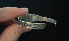 Vintage Fred Harvey Bracelet-Sterling-Thunderbird Design - Additional view 3
