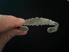Vintage Fred Harvey Bracelet-Sterling-Thunderbird Design - Additional view 4