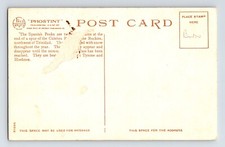 Postcard Colorado Trinidad CO Spanish Peaks La Junta Fred Harvey 1910s Unposted - Additional view 1