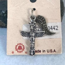 VTG Sterling Silver 925 Fred Harvey Southwest Native Style Totem Pole Grand Cany - Additional view 4