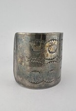 Vtg Navajo Fred Harvey Sterling Silver Stamped 1.75