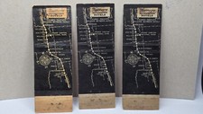 Lot 3 Vintage Matchbook Covers FRED HARVEY Hotels Santa Fe Escalante Map Set NM - Additional view 1