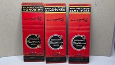 Lot 3 Vintage Matchbook Covers FRED HARVEY Hotels Santa Fe Escalante Map Set NM