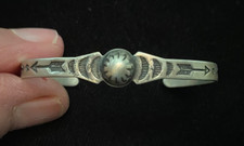 Vintage Fred Harvey Childs Bracelet-Sterling-Rare!