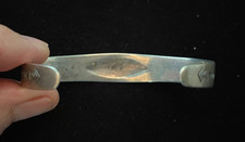 Old Fred Harvey Sterling Bracelet-1930's Whirling Log Design - Additional view 4