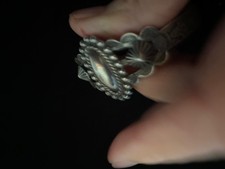 Vintage Fred Harvey Sterling Bracelet-Rare Design-Silver Arrow Mark - Additional view 2